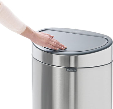 Bote de basura touch bin acero 33L Brabantia